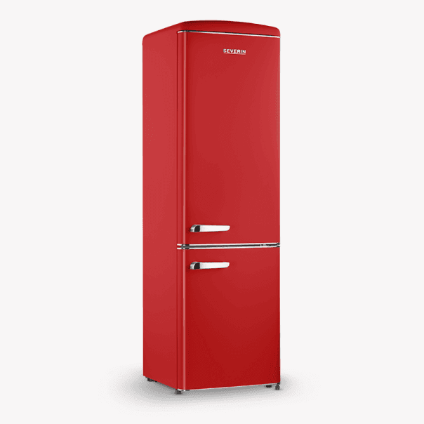 Frigorífico-Congelador Retro Severin RKG 8920 – Rojo - imagen 1